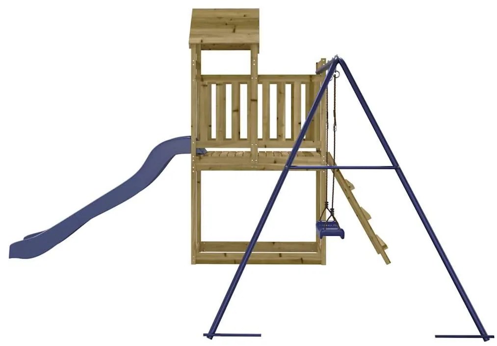 Vonkajšia súprava na hranie impregnovaná borovica