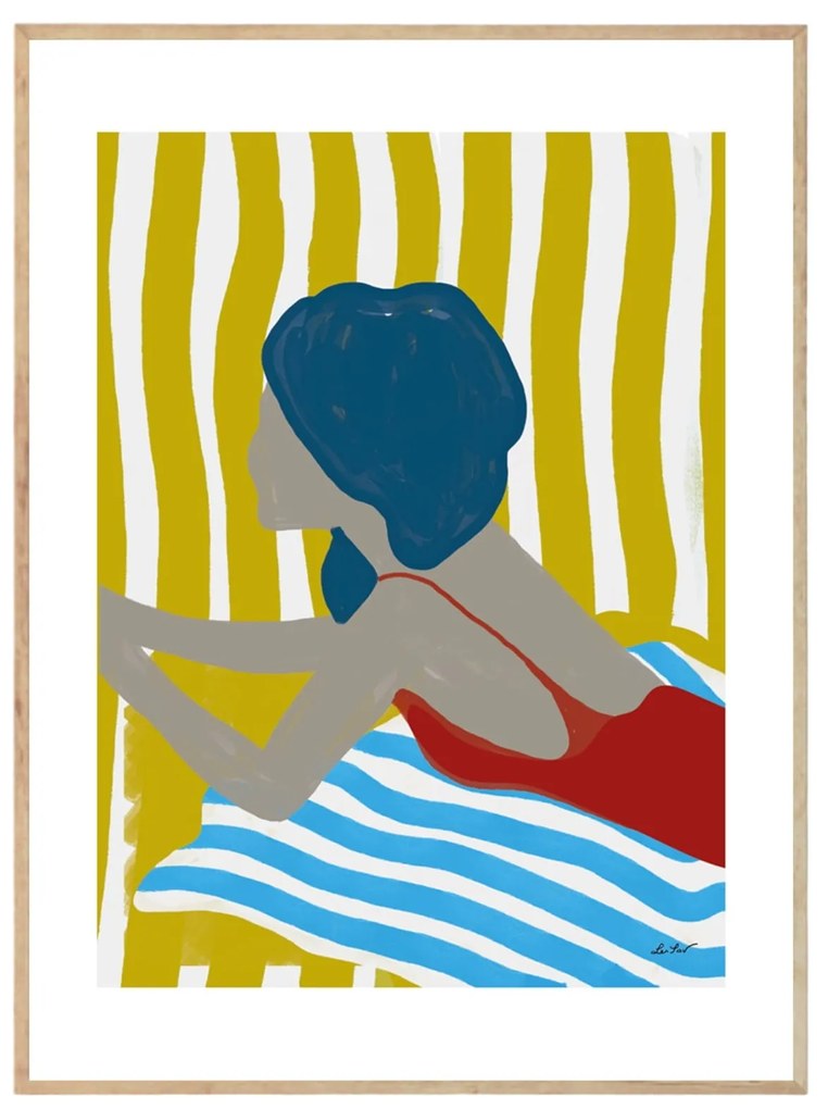 THE POSTER CLUB Autorský plagát Finales De Agosto by Lentov 50 x 70 cm