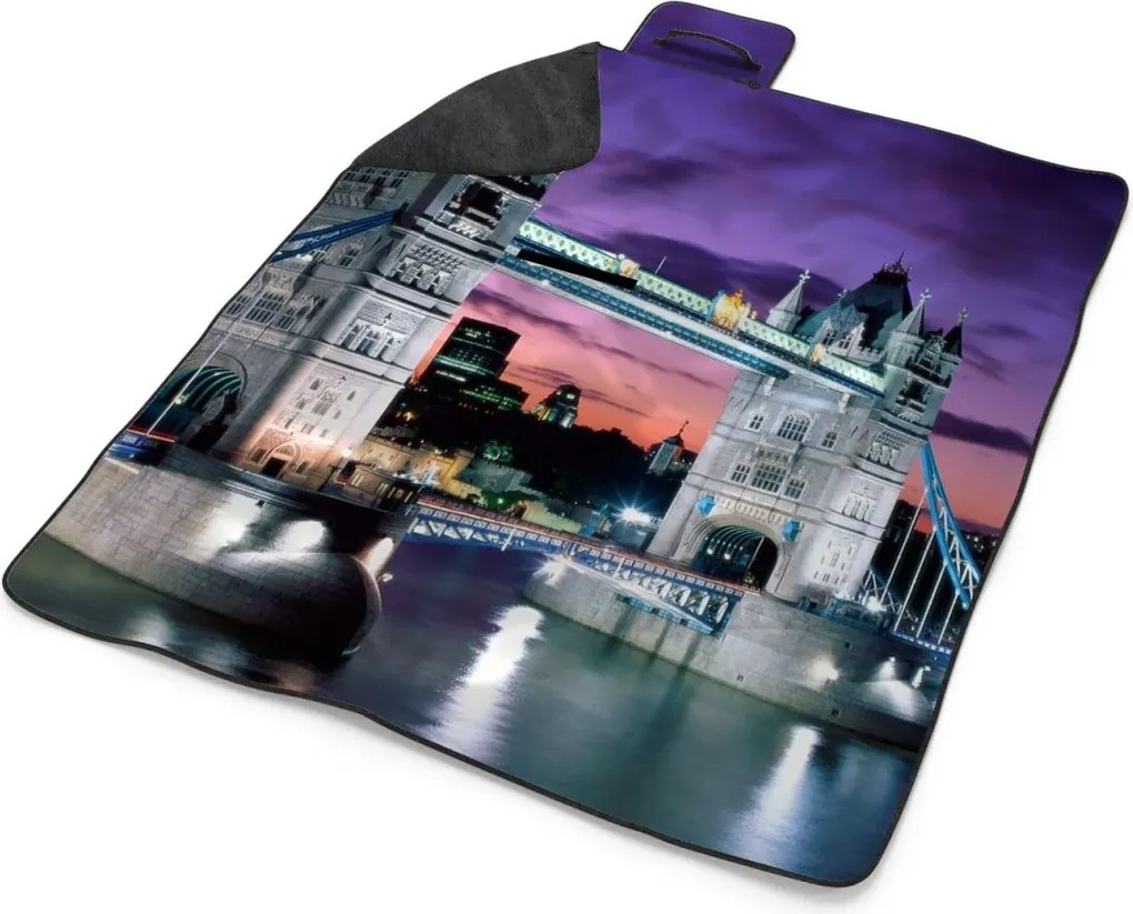Sablio Plážová deka Tower Bridge: 200x140 cm