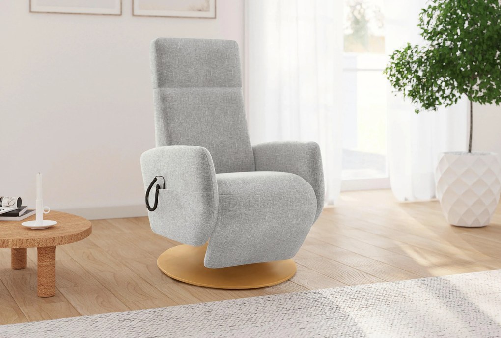 XXXLutz RELAXAČNÉ KRESLO, textil, svetlosivá Sit & More - Online Only obývacie izby - 0001440161J4