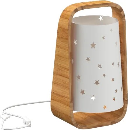 Atmosphera - Stolná lampa STARS 1xE14/40W/230V bambus