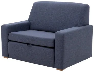 Pohovka 1,5-miestna rozkladacia šedá MONTY