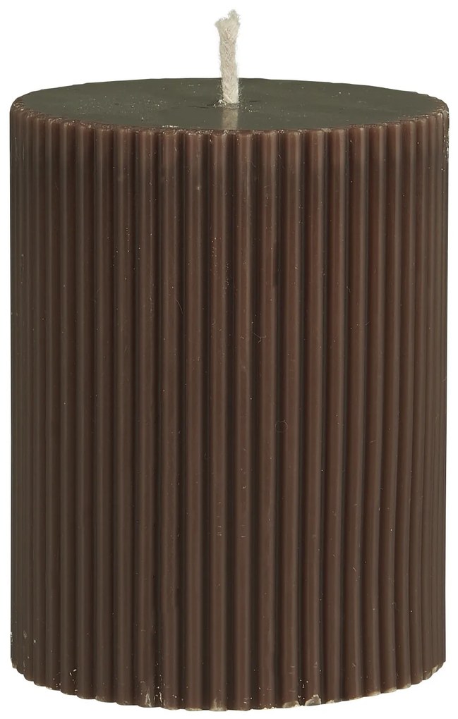 Ib Laursen Sviečka Grooved Hazelnut