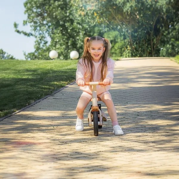 PETITE&MARS - Detská trojkolka 5v1 TURBO Desert Sand