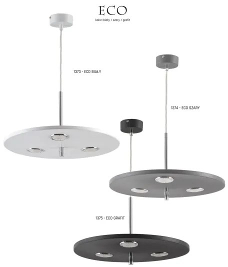 Jupiter 1373 - BI - LED závesné svietidlo ECO LED/8,5W/230V