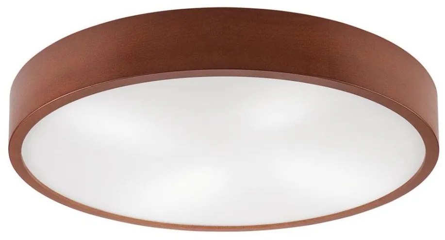Stropné svietidlo NATURAL 4xE27/60W/230V ø 57,5 cm borovica/hnedá