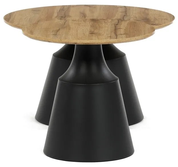 Súprava konferenčných stolíkov F4150 ART,remeselne spracovaný dub, 2 ks