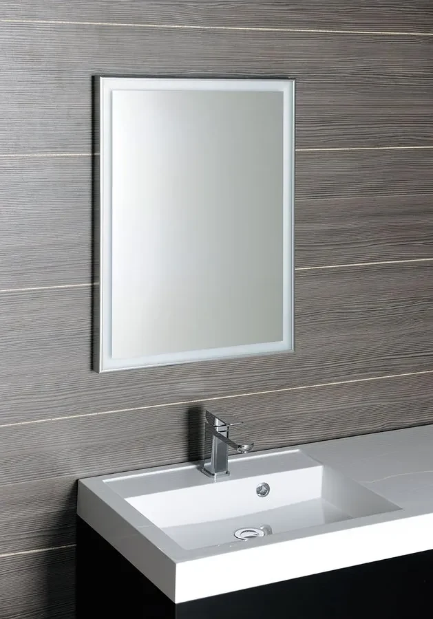 Sapho Sapho, LUMINAR LED podsvietené zrkadlo v ráme 600x800mm, chróm, NL557
