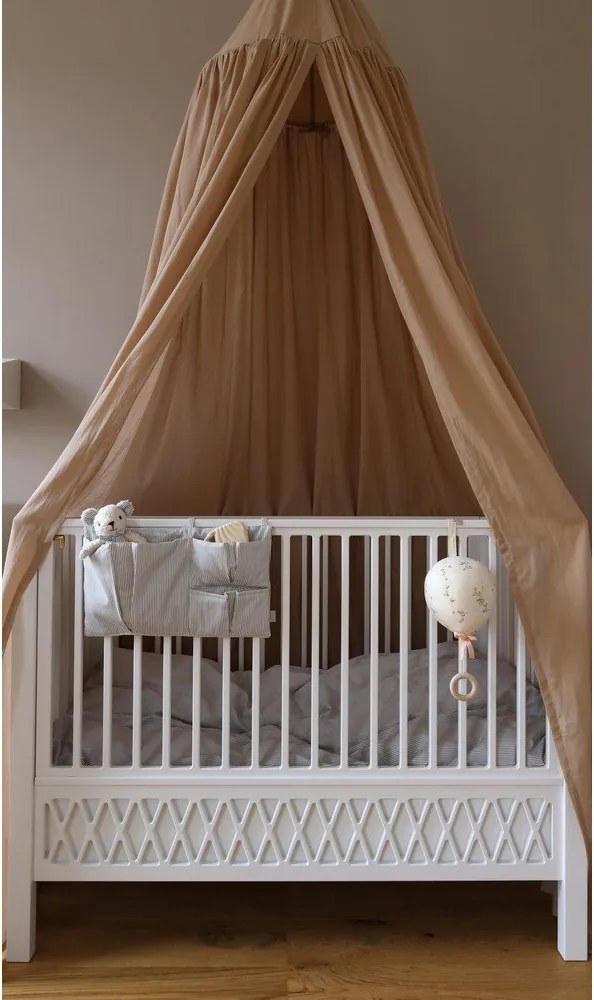 Svetlomodrý vreckár na detskú postieľku z Bio bavlny 42 cm Classic Stripes Blue – Cam Cam Copenhagen