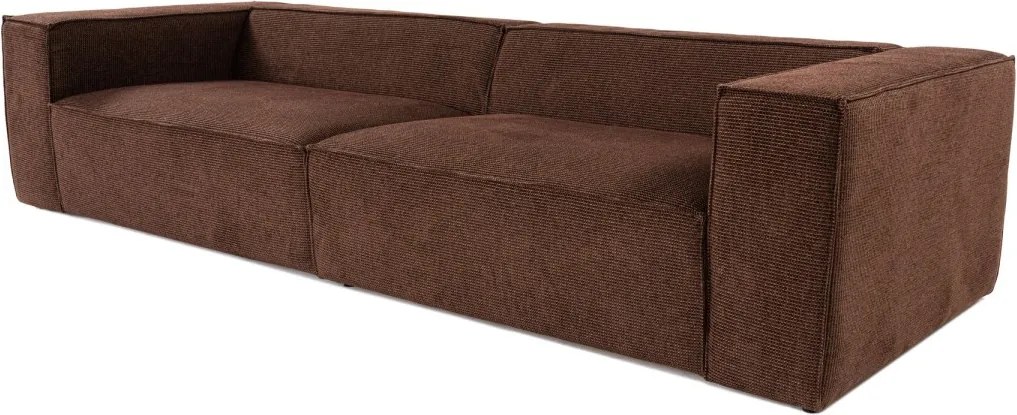 Štvormiestna pohovka Lora 300 cm hnedá