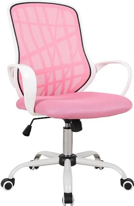 Detská stolička HOLLAND, 51x95-105x45, ružová / biela | BIANO
