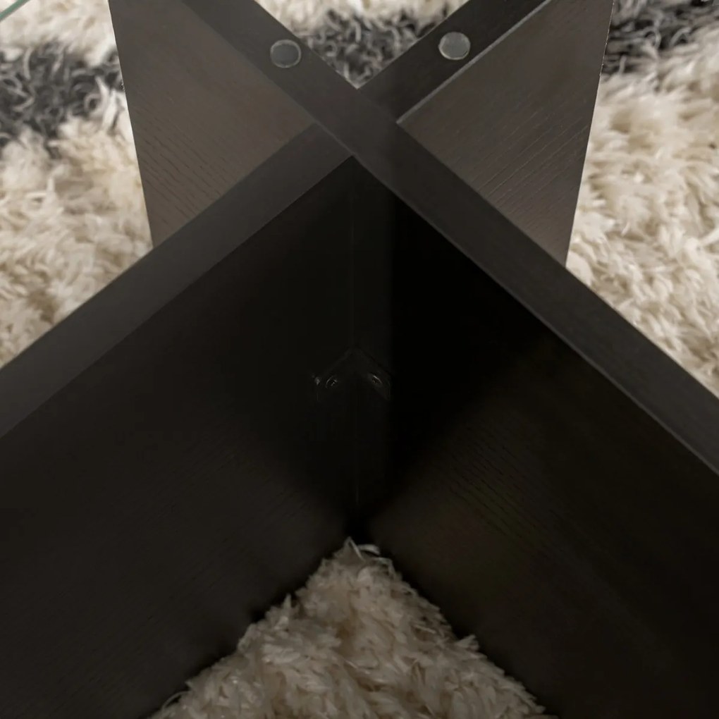 Konferenčný stolík Flavio Wooden Black