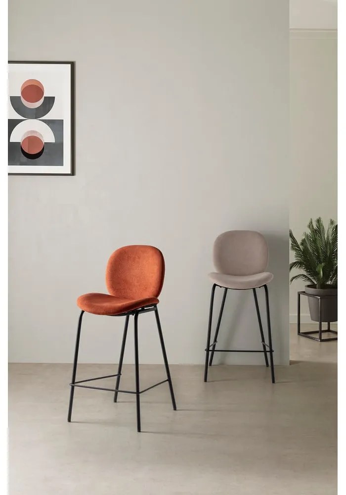 Barové stoličky v súprave 2 ks v tehlovej farbe (výška sedadla 65 cm) Cori – Marckeric