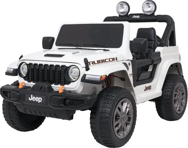 Elektrické autíčko Jeep Wrangler Rubicon LIFT biele