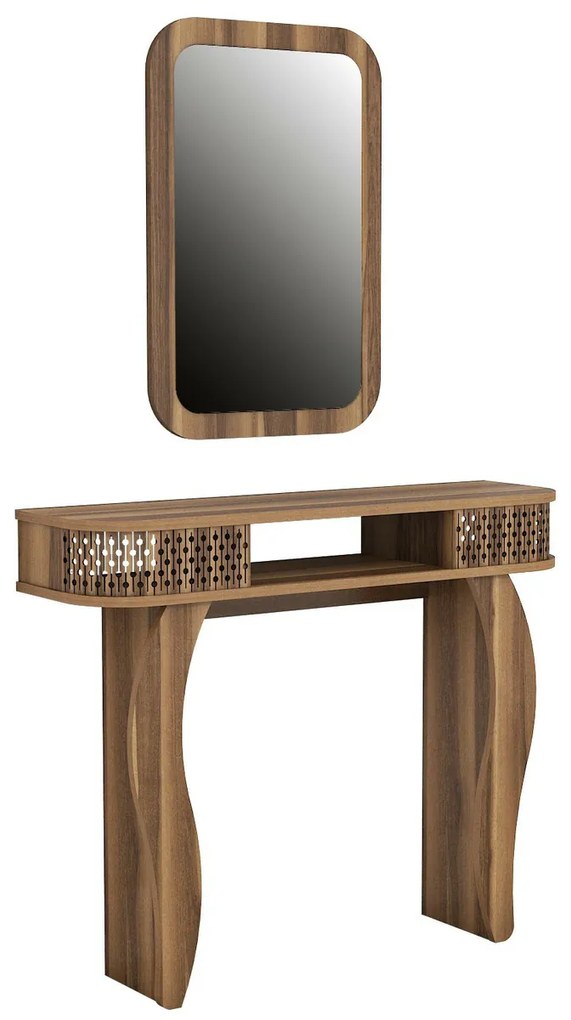 Dekoratívny stôl Damla Walnut