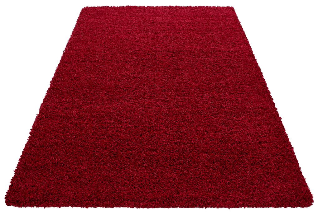 Ayyildiz koberce Kusový koberec Life Shaggy 1500 red - 60x110 cm