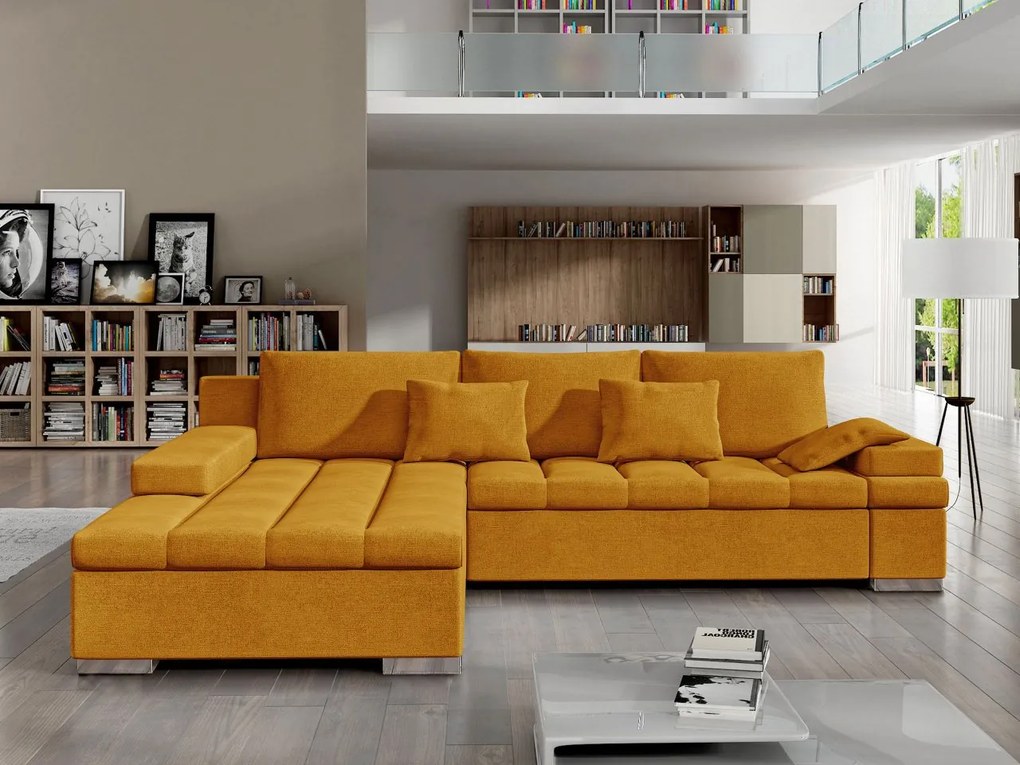 Rohová sedacia súprava Katana  (medová). Vlastná spoľahlivá doprava až k Vám domov. 1122320