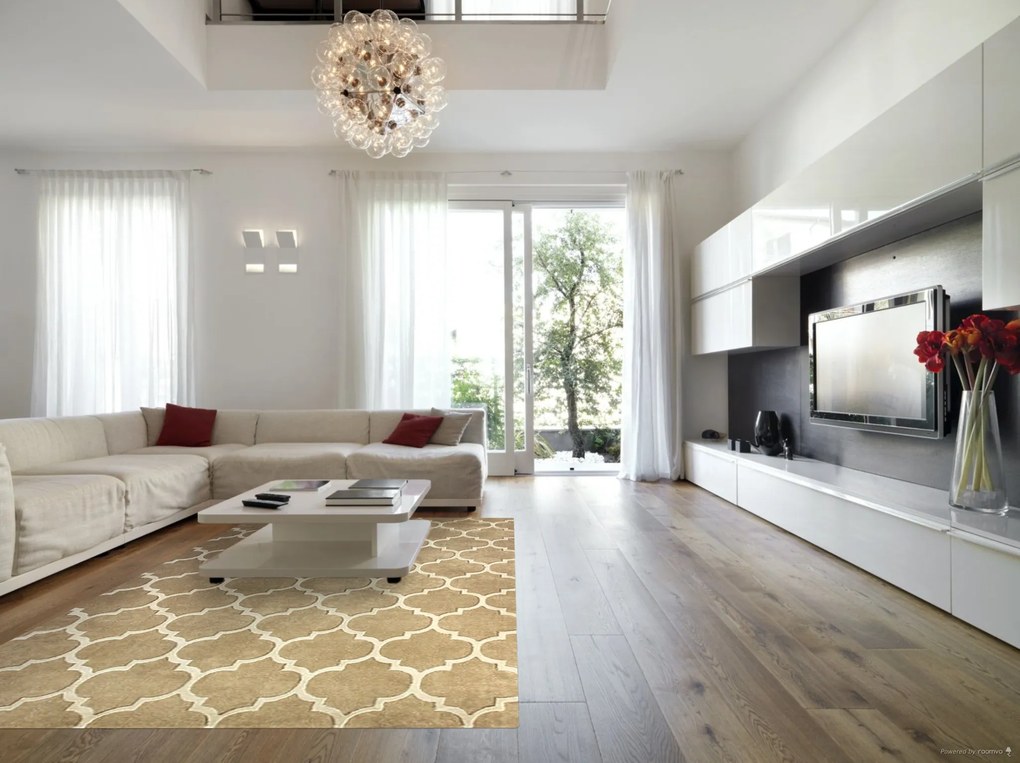 Berfin Dywany, Kusový koberec Elite 17391 Beige, 240x330, béžová, kancelária