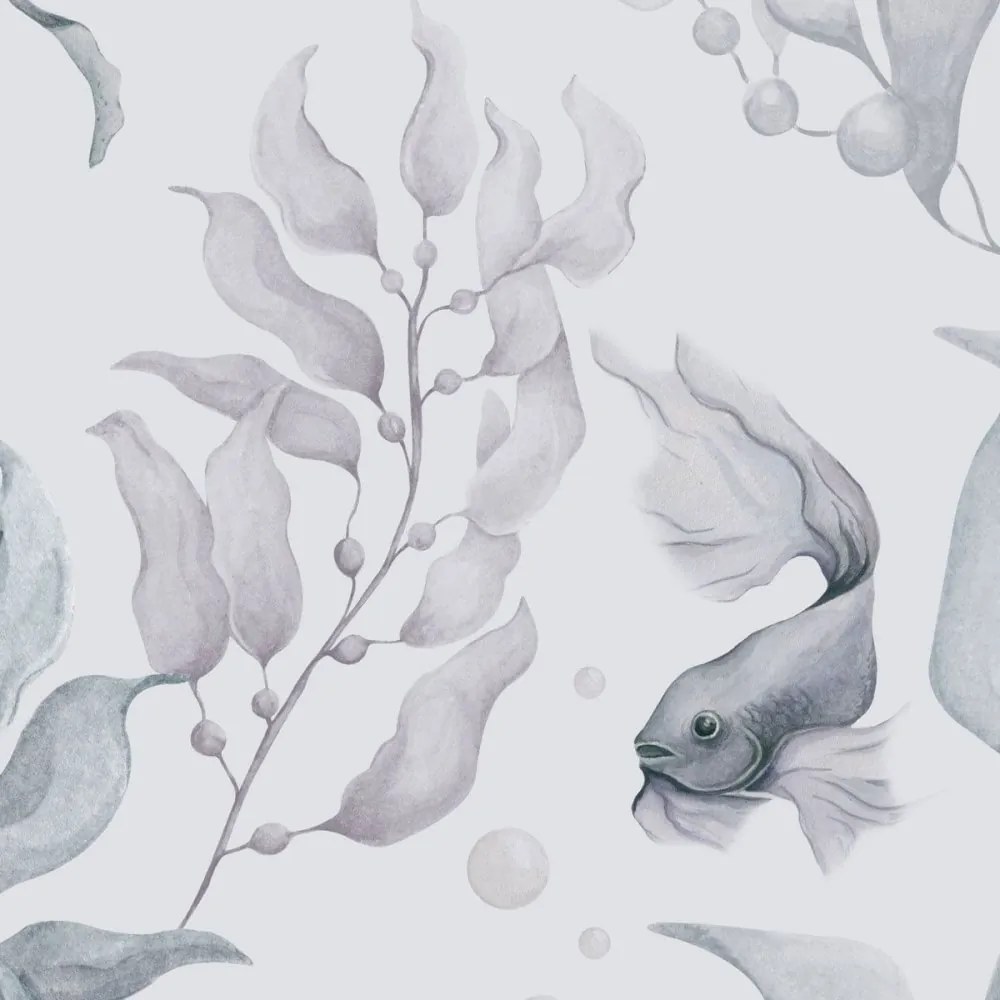 Tapeta mágie oceánu béžová 280×100 cm