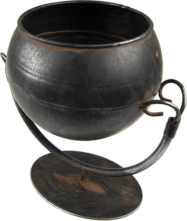 Květináč Inside Black 19*15*19 cm - 19*15*19 cm