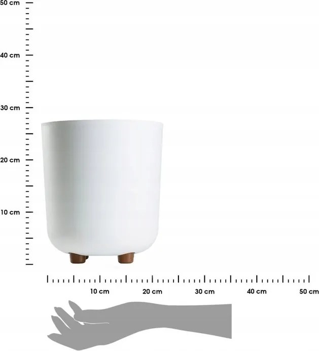 Plastový květináč na nožičkách Terra - výber z 6 prevedení