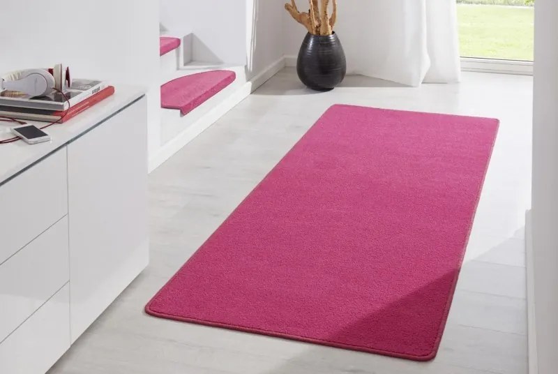 Hanse Home Collection koberce Kobercová sada Fancy 103011 Pink - (3 díly; 2x 67x140 cm; 1x 67x250 cm) cm