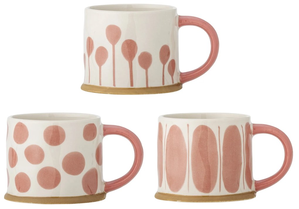 Bloomingville Keramický hrnček Linora Rose 400 ml C