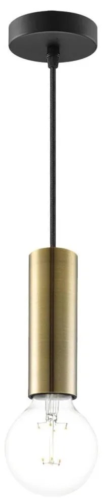 Luster na lanku SAGA 1xE27/40W/230V mosadz