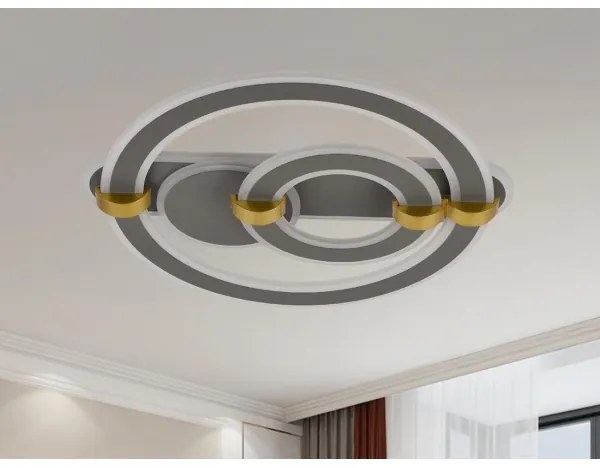 LED Stmievateľné stropné svietidlo LED/120W/230V 3000-6500K + diaľkové ovládanie