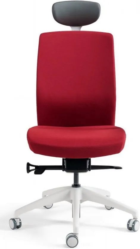 OFFICE PRO bestuhl -  OFFICE PRO bestuhl Kancelárska stolička J2 WHITE SP červená