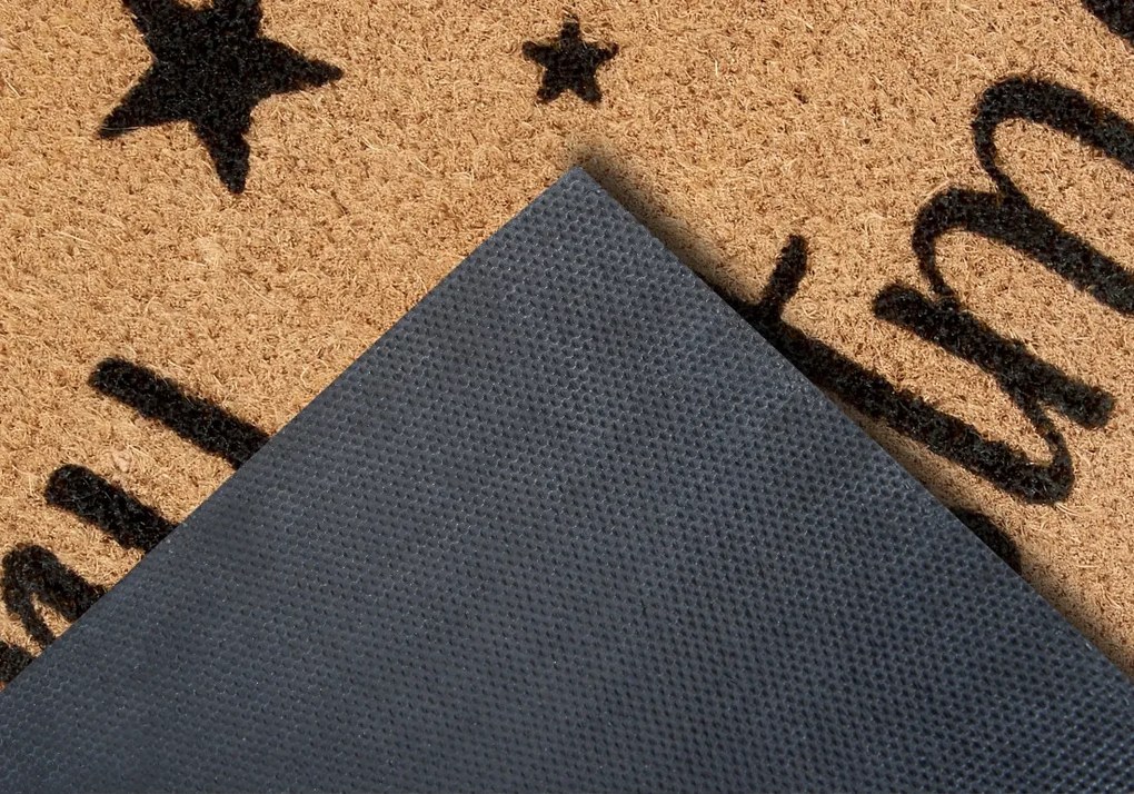 DOPREDAJ: 45x70 cm Rohožka Merry Christmas 105697 - na ven i na doma, 45x70, hnedá, chodba / predsieň, Hanse Home