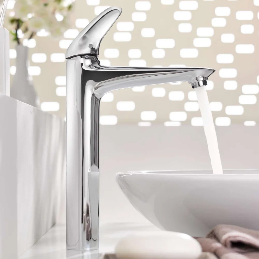 GROHE Eurostyle páková batéria pre umývadlové misy, bez odtokovej súpravy, výška výtoku 244 mm, chróm, 23719003