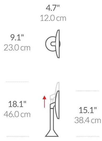 Kozmetické zrkadlo s osvetlením/zväčšovacie (5x) ø 20 cm Sensor – simplehuman