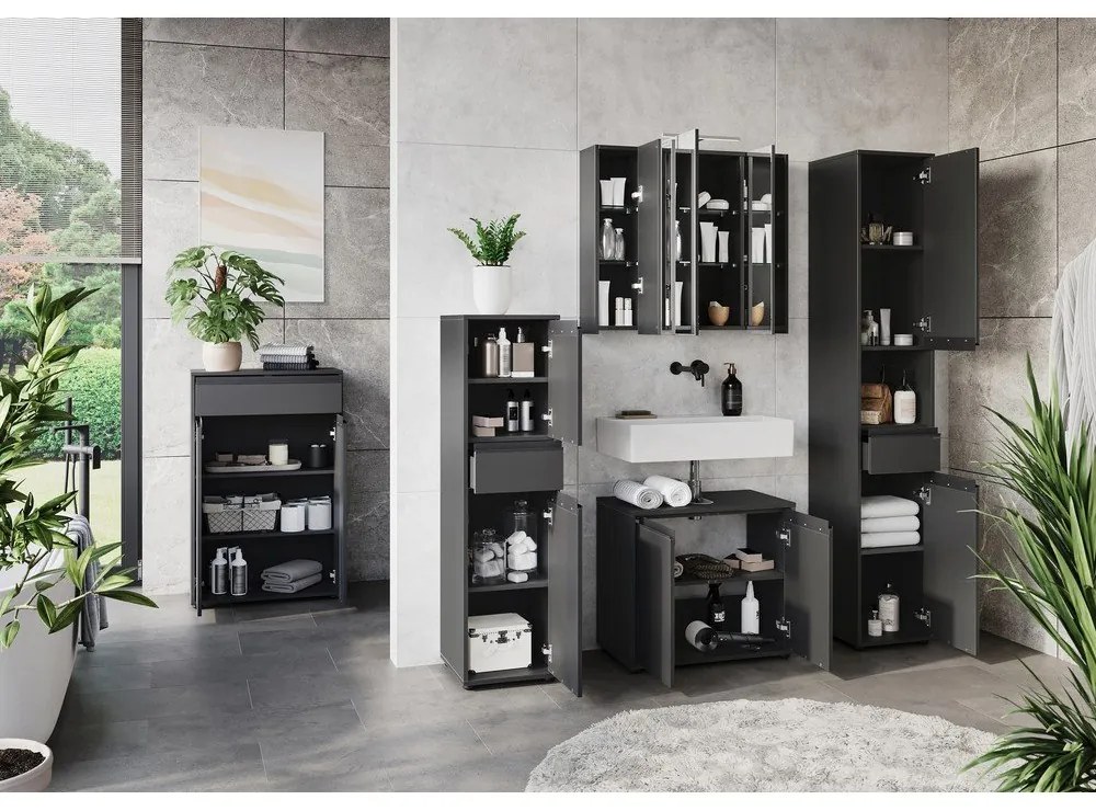 Sivá kúpeľňová zostava Lemont – Germania