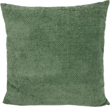 Dekoračný vankúš Chenille Cross 45x45 cm, zelená%