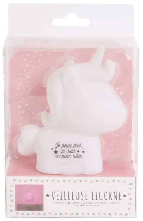LED detské nočné svetlo JEDNOROŽEC 10x7,5 cm