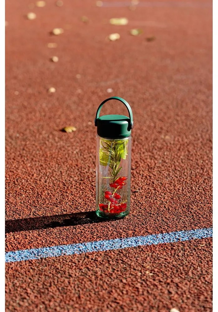 Ružová sklenená fľaša 350 ml Fuori – Vialli Design