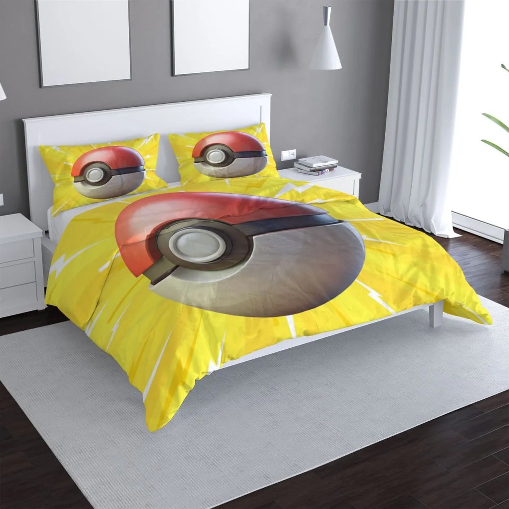Sablio Obliečky Pokemon ball Explózia - 140x200 / 90x70