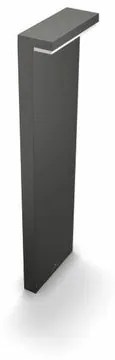Philips Bustan UltraEfficient vonkajšie stĺpikové LED svietidlo 3,8 W 2700K 82 cm, antracit