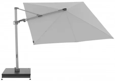 Knirps KNIRPS 320 x 320 cm - luxusný výkyvný záhradný slnečník s bočnou tyčou : Farba slnečníka - Světle šedá