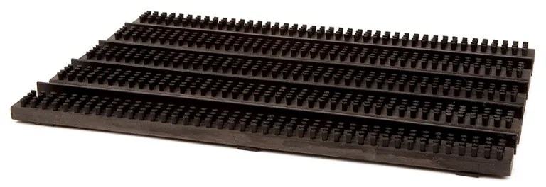 Vonkajšia rohož na obuv 60x40, breza / kov / nylon