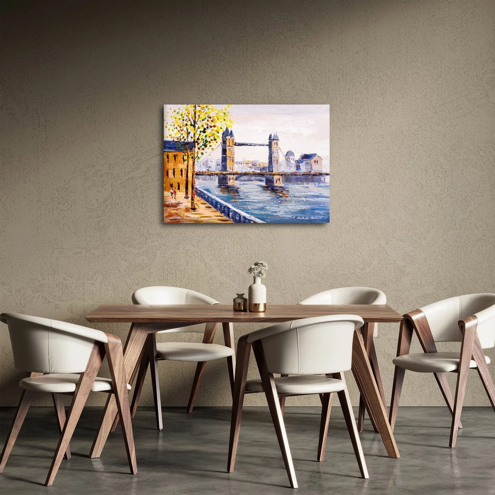 Obraz - Maľba mesta (70x50 cm)