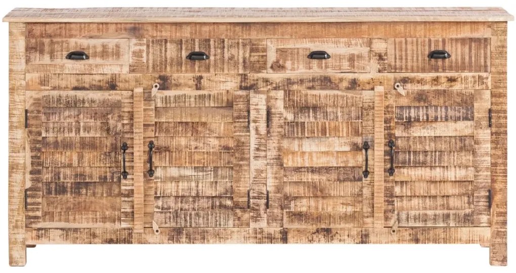 furniture-nabytek.cz - Masivní příborník Caribou II z mangového dřeva, lakovaný, přírodní barva