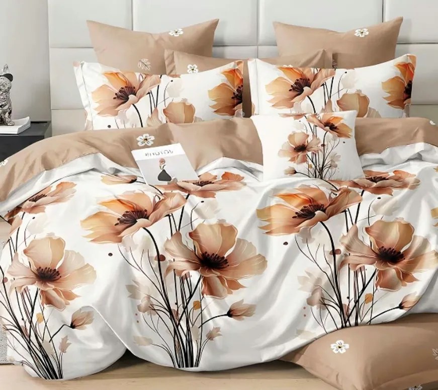 Obliečky Leila Bavlna 220x200 cm 6-dielna súprava