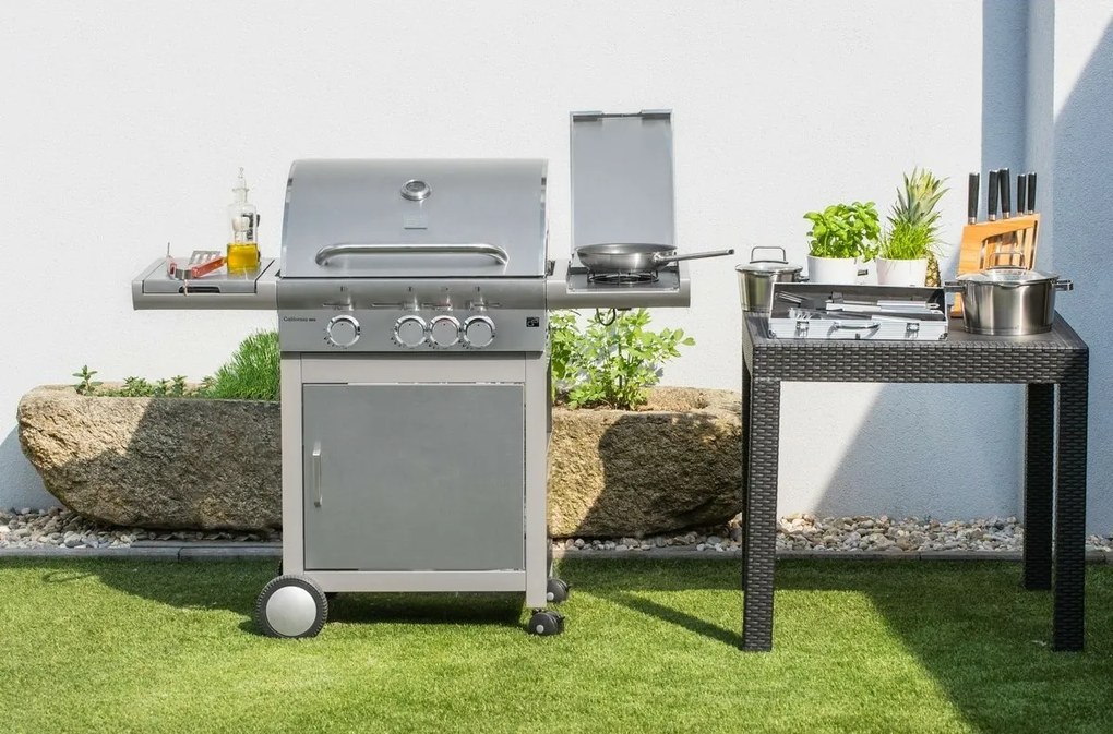 G21 California BBQ Premium line plynový gril 4horáky + regulátor tlaku zdarma
