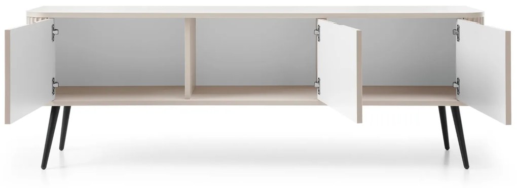 TV STOLIK BELLISSA KAŠMÍR + ČIERNE NOŽIČKY 168 cm