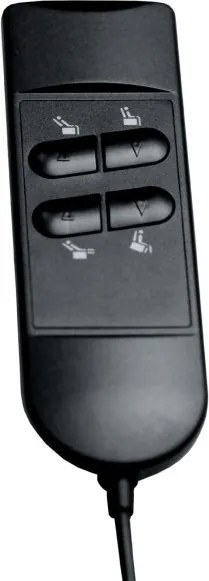 Polohovacie kreslo sivé, elektrické TV-1171 GREY2
