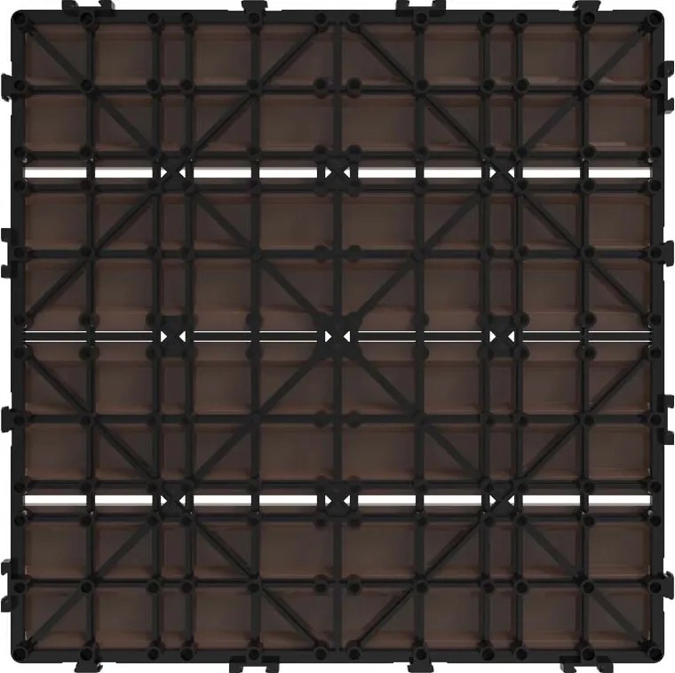 WPC dlaždica LEGI BASE 30 x 30 cm, coffee