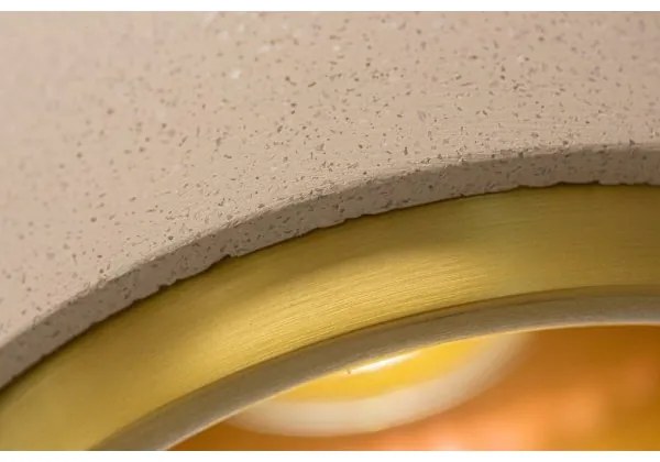 Klausen 111040 - Luster na lanku CONCRETE 1xGU10/5W/230V šedá/zlatá