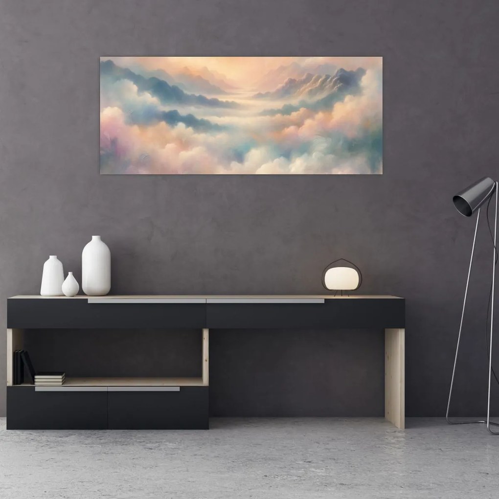 Obraz - Oblaky (120x50 cm)